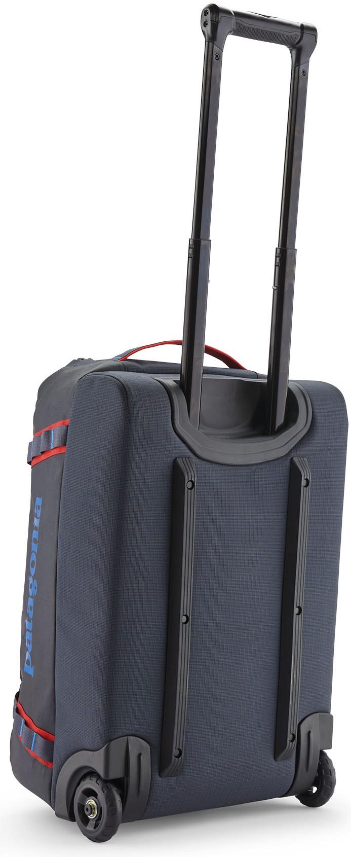 Black Hole Wheeled Duffel 40L - smolder blue w/amanita red 1