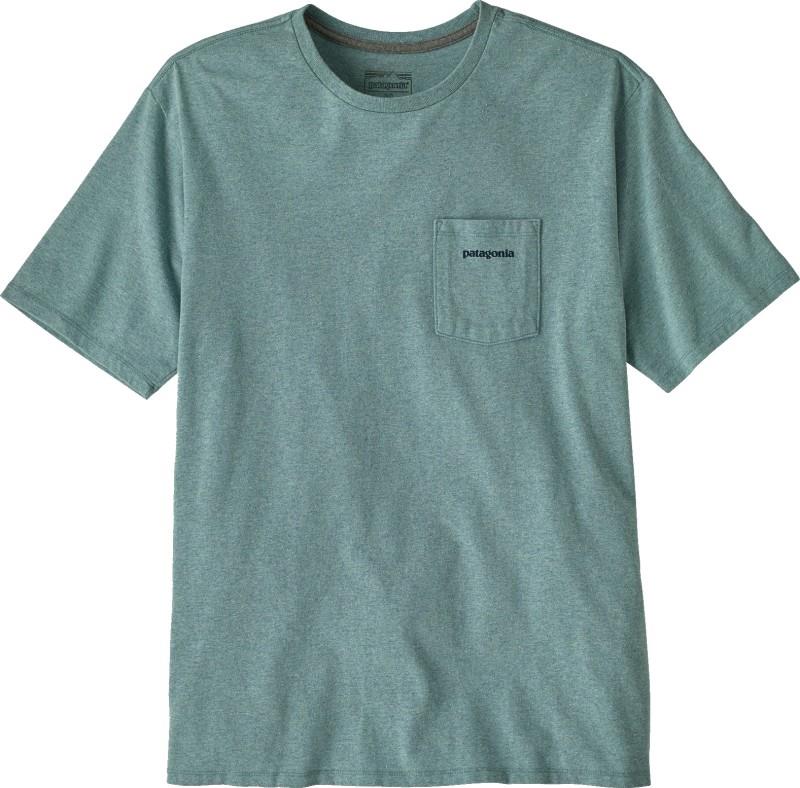 Boardshort Logo Pocket Responsibili-Tee SS - Mens - blue sage 1