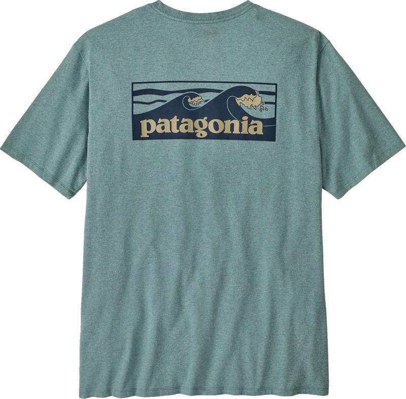 Boardshort Logo Pocket Responsibili-Tee SS - Mens - blue sage 1