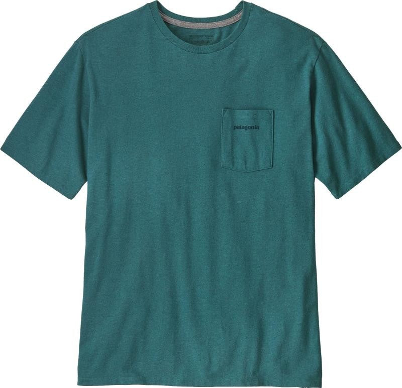Boardshort Logo Pocket Responsibili-Tee SS - Mens - wetland blue 1