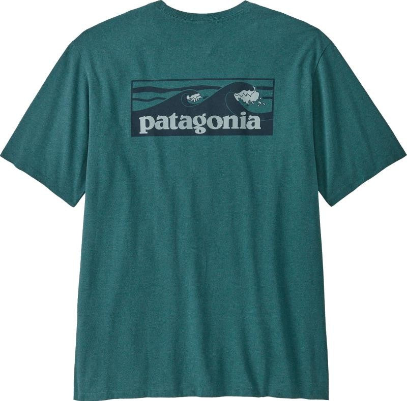 Boardshort Logo Pocket Responsibili-Tee SS - Mens - wetland blue 1