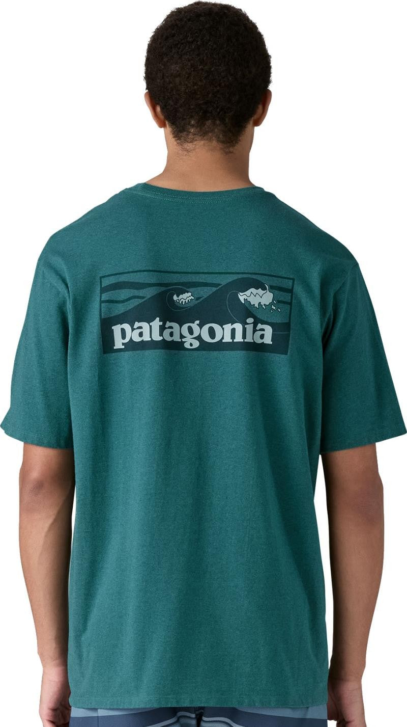 Boardshort Logo Pocket Responsibili-Tee SS - Mens - wetland blue 1
