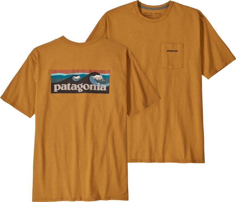 Boardshort Logo Pocket Responsibili-Tee - Mens - Dried Mango 1