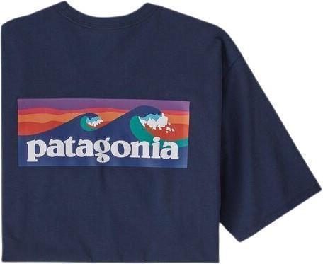 Boardshort Logo Pocket Responsibili-Tee - Mens - Stone Blue 1