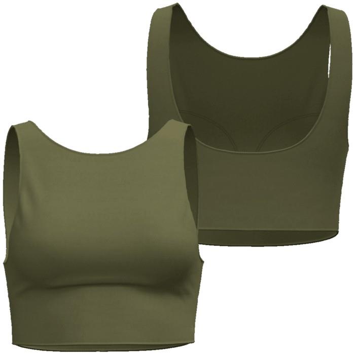 Boat-Neck Top - Womens - caper green 1