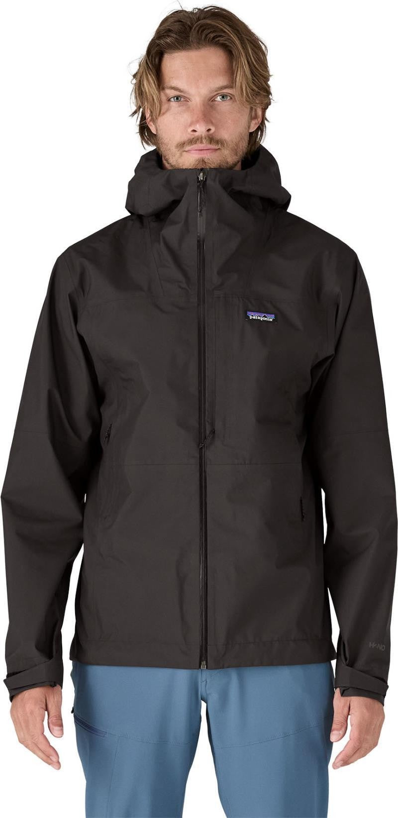 Boulder Fork Rain Jacket - Mens - black 1