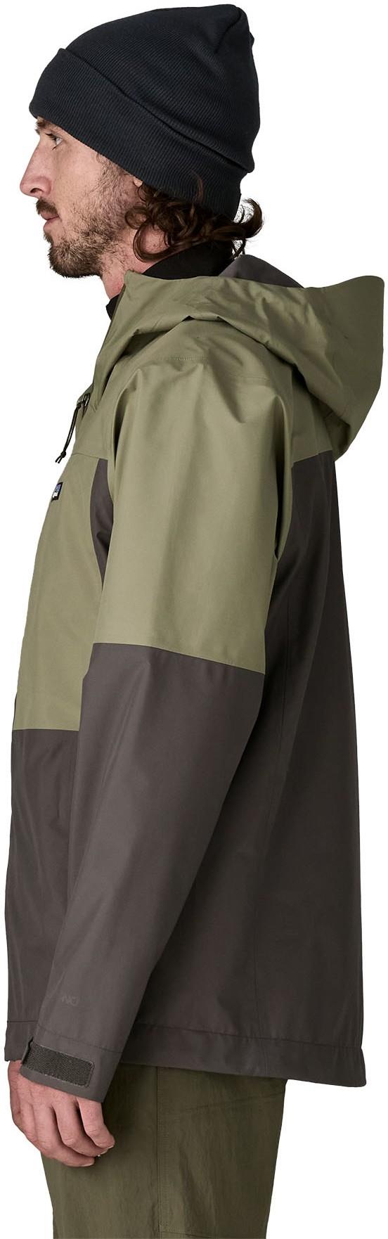 Boulder Fork Rain Jacket - Mens - forge grey w/river rock green 1