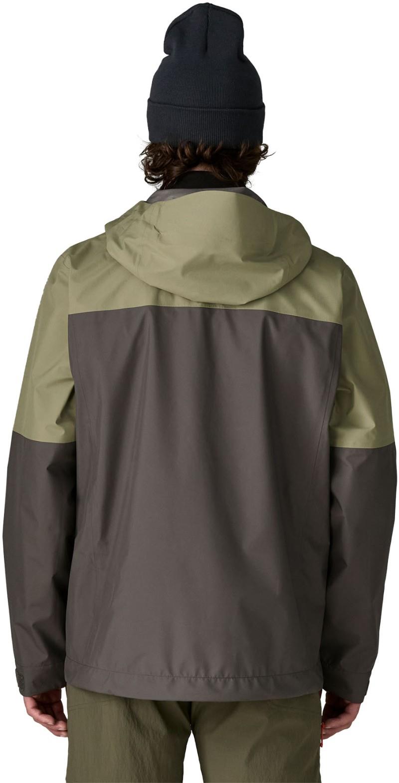 Boulder Fork Rain Jacket - Mens - forge grey w/river rock green 1