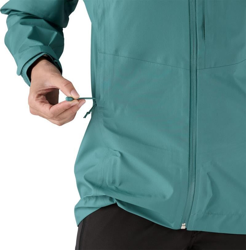 Boulder Fork Rain Jacket - Womens - wetland blue 1