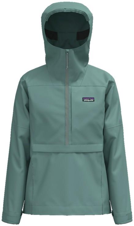 Boulder Fork Rain Pullover - Womens - botany green 1
