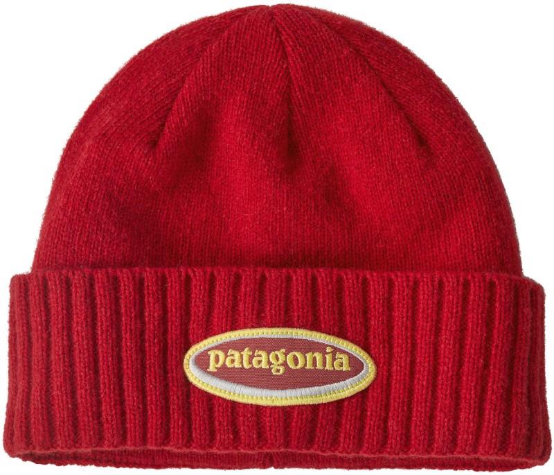 Brodeo Beanie - oval logo / amanita red 1