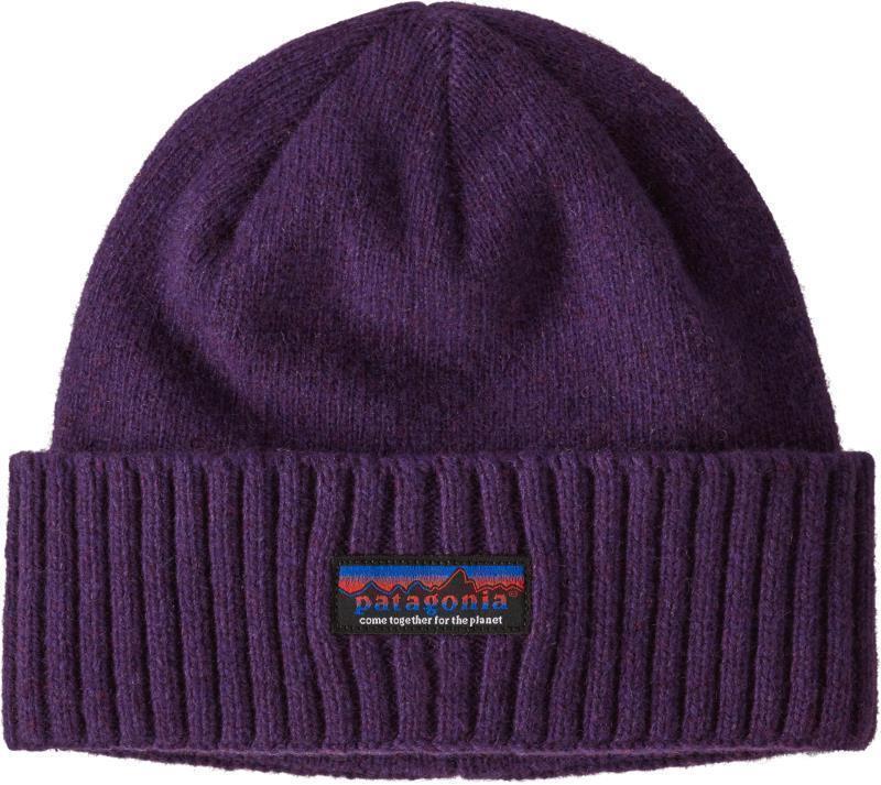 Brodeo Beanie - together for the planet label / purple 1