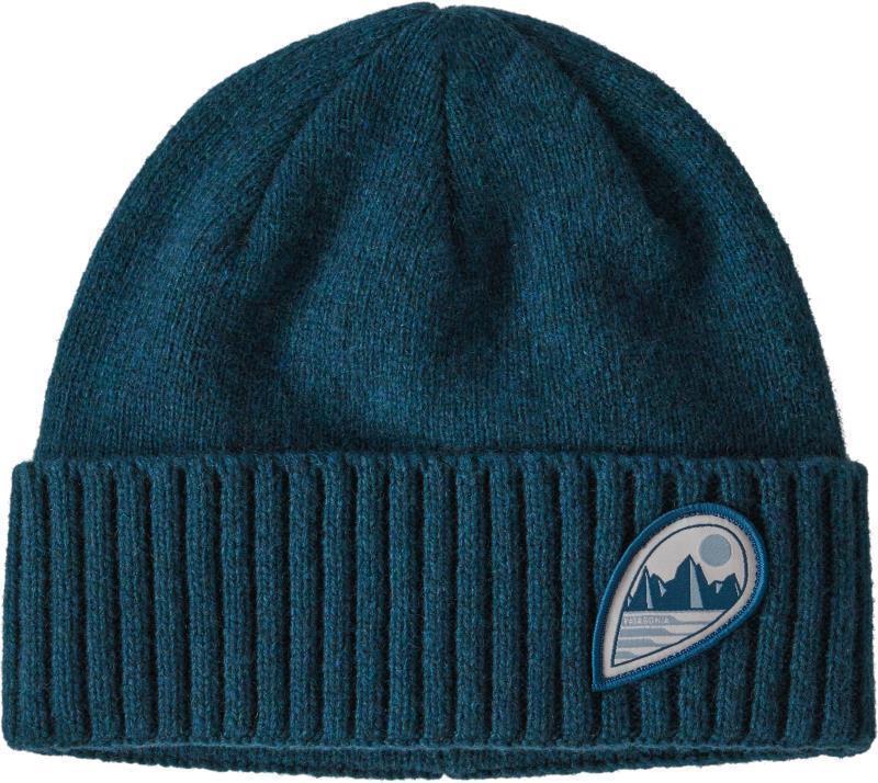 Brodeo Beanie - tube view / crater blue 1