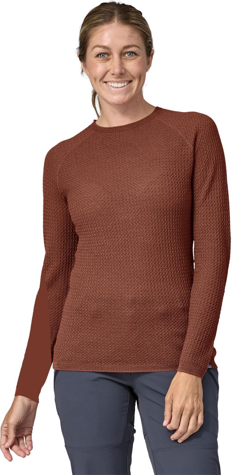 Capilene Air Crew - Womens - Burl Red 2