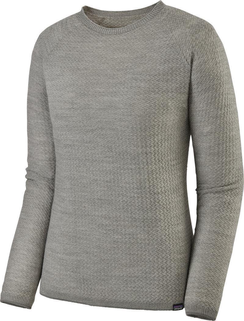 Capilene Air Crew - Womens - feather grey - birch white x-dye 1