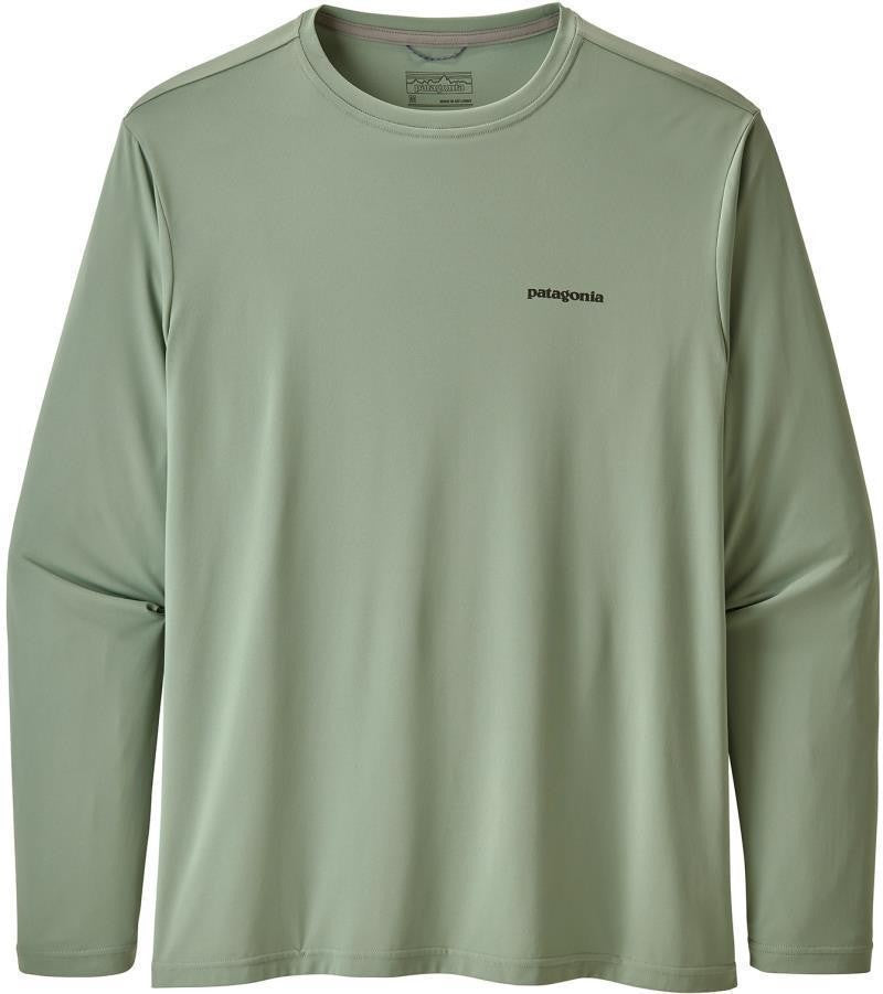 Capilene Cool Daily Fish Graphic LS Shirt - Mens - sketched fitz roy trout / celadon 1