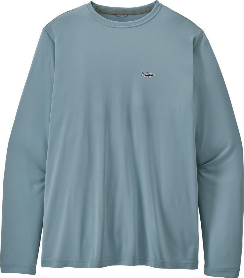 Capilene Cool Daily Fish Graphic LS Shirt - Mens - small fitz roy tarpon / berlin blue 1