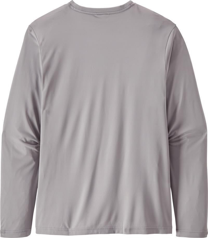 Capilene Cool Daily Fish Graphic LS Shirt - Mens - small fitz roy tarpon / salt grey 1