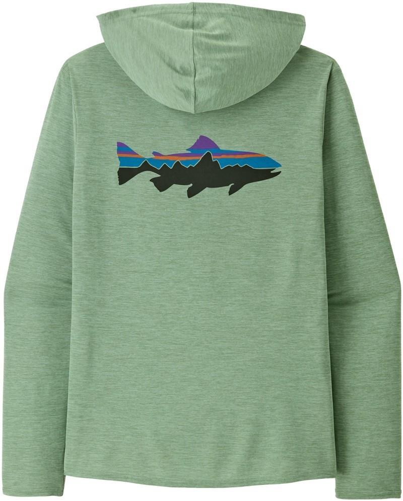 Capilene Cool Daily Graphic Hoody - Mens - fitz roy trout / ellwood green x-dye 1