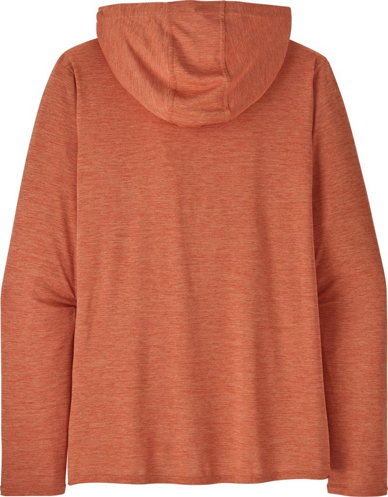Capilene Cool Daily Graphic Hoody - Womens - Ridge Rise Stripe / Quartz Coral X-Dye 3