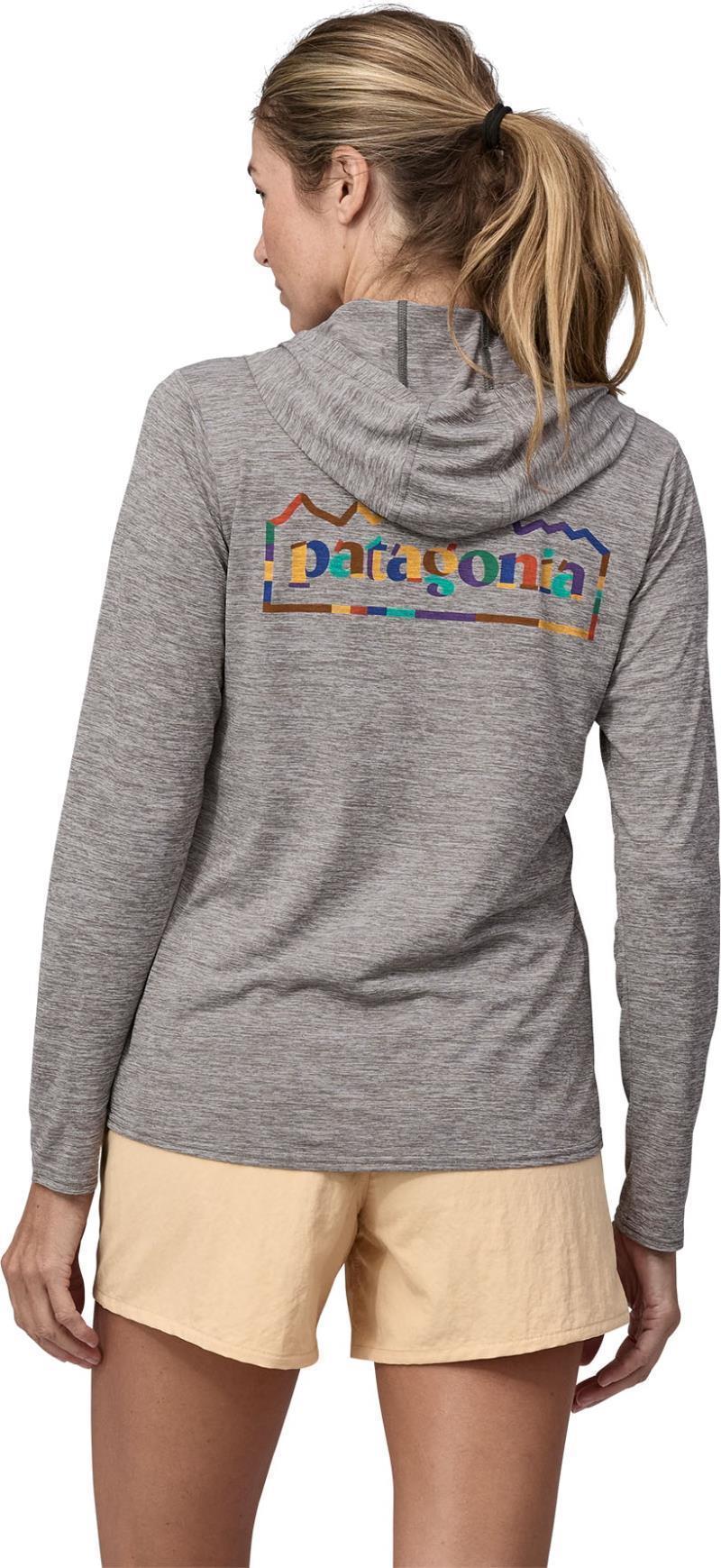Capilene Cool Daily Graphic Hoody - Womens - Unity Fitz / Feather Grey 3