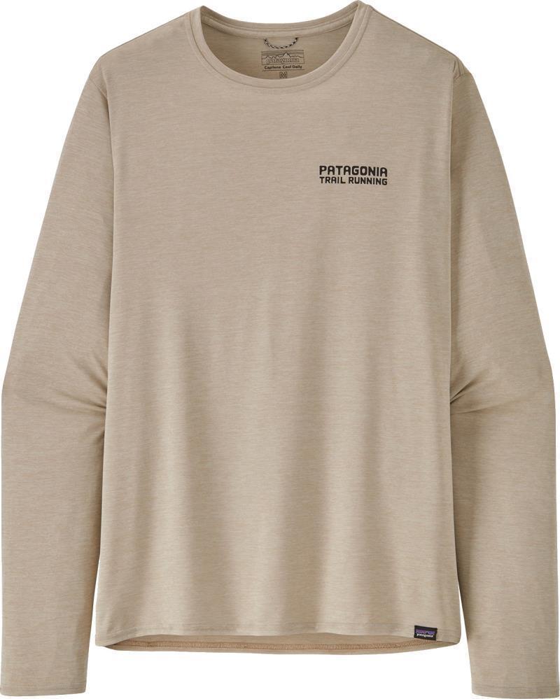Capilene Cool Daily Graphic LS Shirt - Lands - Mens - Tree Trotter / Pumice X-Dye 2