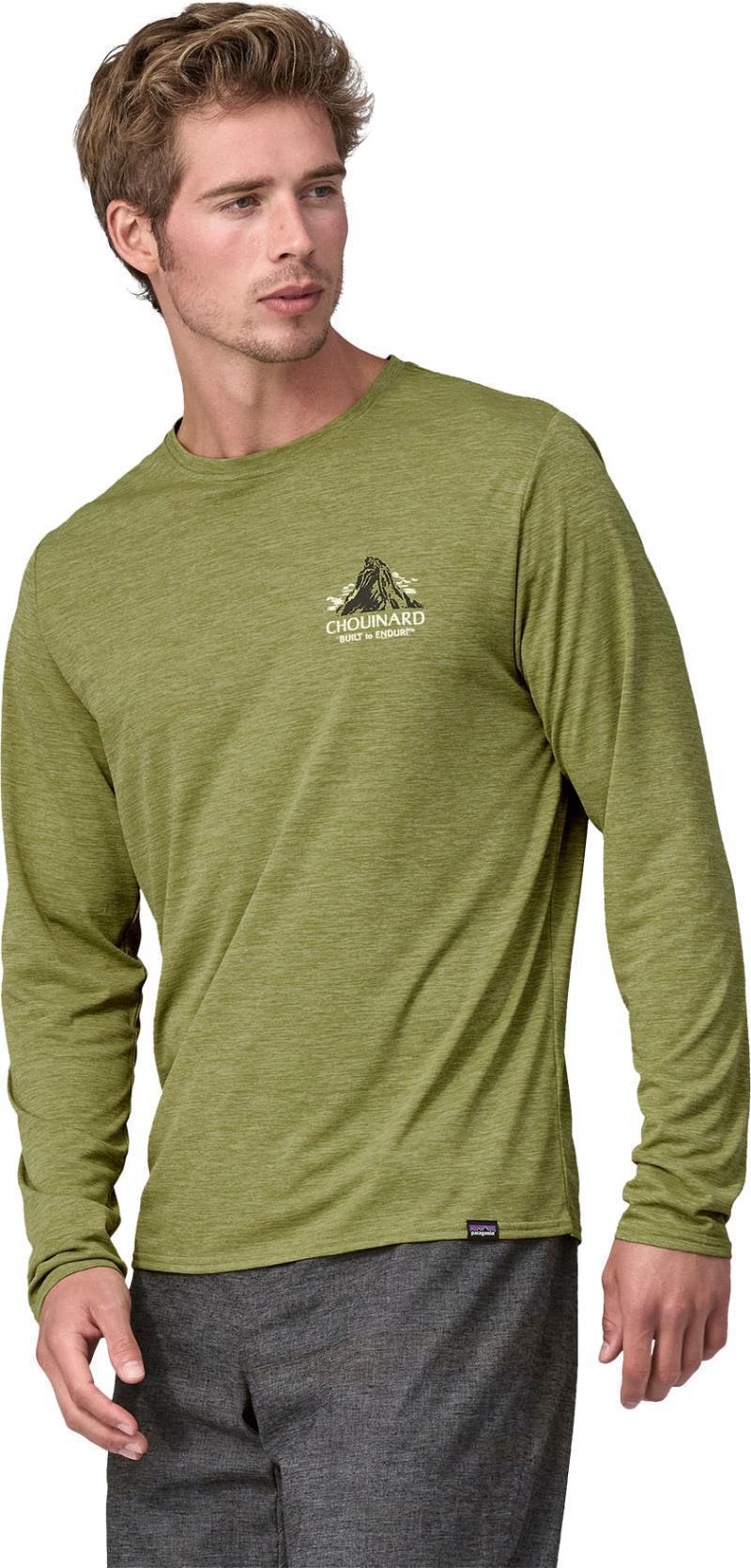 Capilene Cool Daily Graphic LS Shirt - Lands - Mens -  1