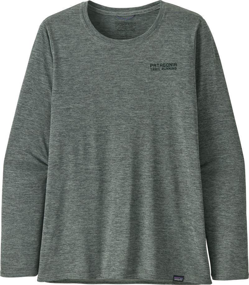 Capilene Cool Daily Graphic LS Shirt - Lands - Womens - Tree Trotter / Sleet Green X-Dye 2