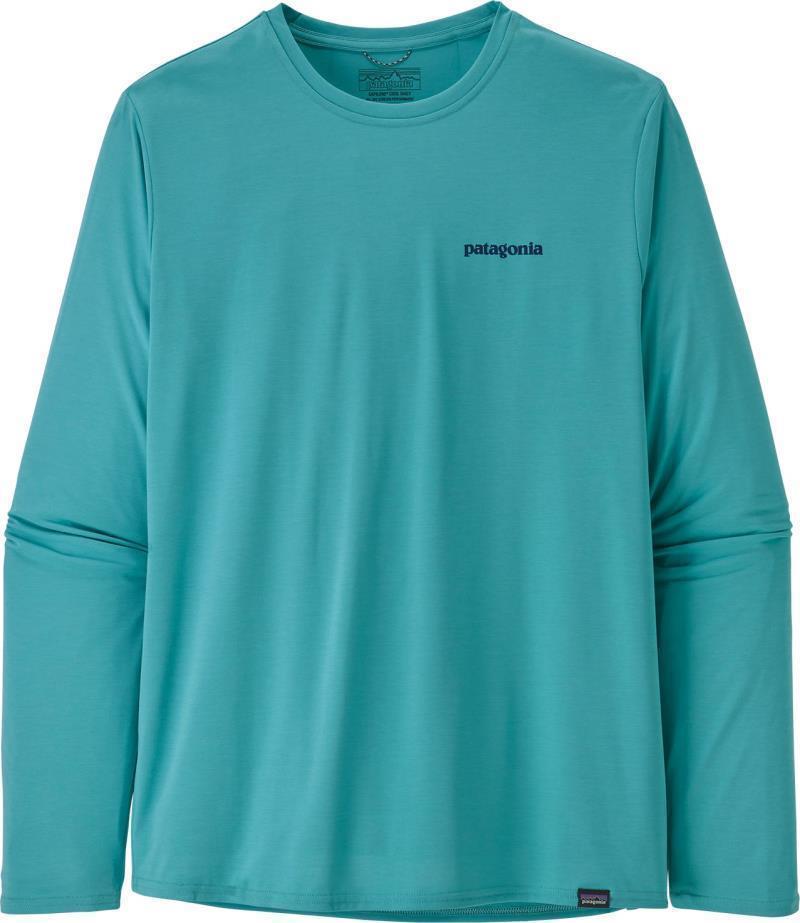 Capilene Cool Daily Graphic LS Shirt - Mens - Boardshort Logo / Iggy Blue X-Dye 2