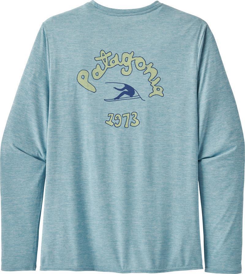 Capilene Cool Daily Graphic LS Shirt - Mens - vision mission / big sky blue 1