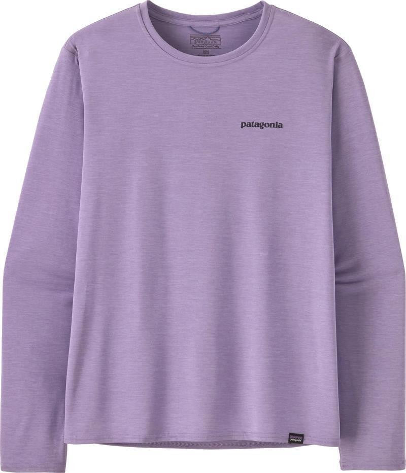 Capilene Cool Daily Graphic LS Shirt - Waters - Mens - boardshort logo tones / concrete purple x-dye 1