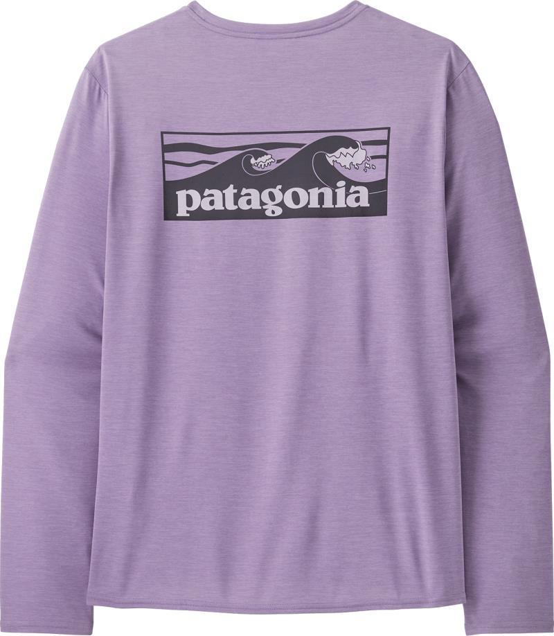 Capilene Cool Daily Graphic LS Shirt - Waters - Mens - boardshort logo tones / concrete purple x-dye 1