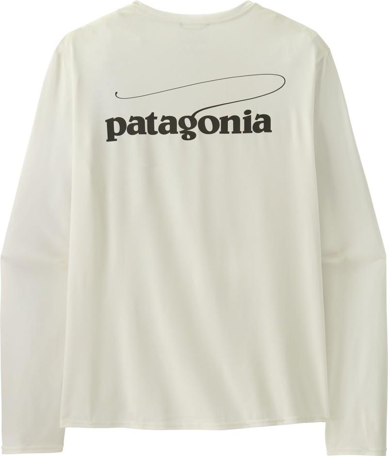 Capilene Cool Daily Graphic LS Shirt - Waters - Mens - casting logo / white 1