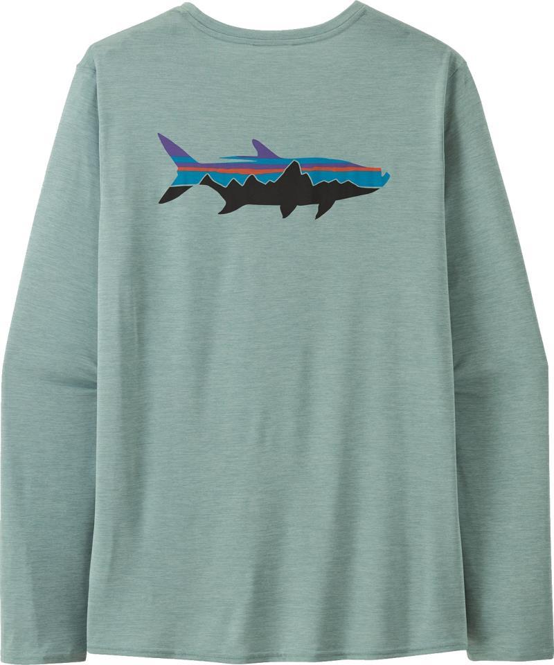 Capilene Cool Daily Graphic LS Shirt - Waters - Mens - fitz roy tarpon / thermal blue x-dye 1
