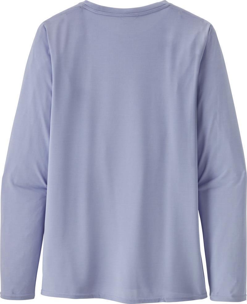 Capilene Cool Daily Graphic LS Shirt - Womens - activism arch / beluga x-dye 1