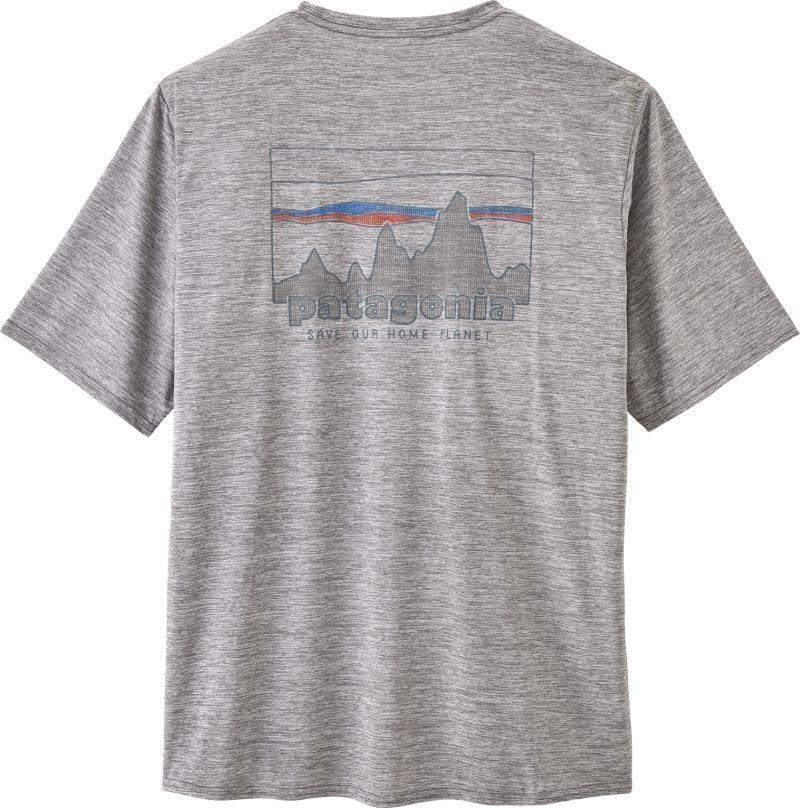 Capilene Cool Daily Graphic SS Shirt - Mens - 73 skyline / feather grey 1