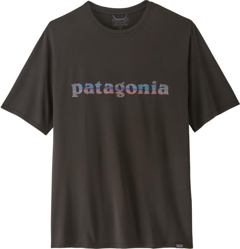 Capilene Cool Daily Graphic SS Shirt - Mens - 73 text logo / black 1