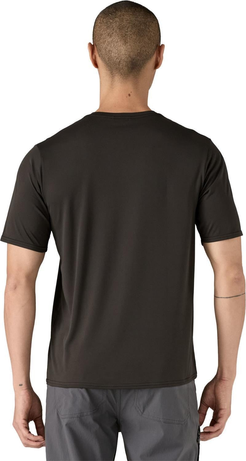 Capilene Cool Daily Graphic SS Shirt - Mens - 73 text logo / black 1