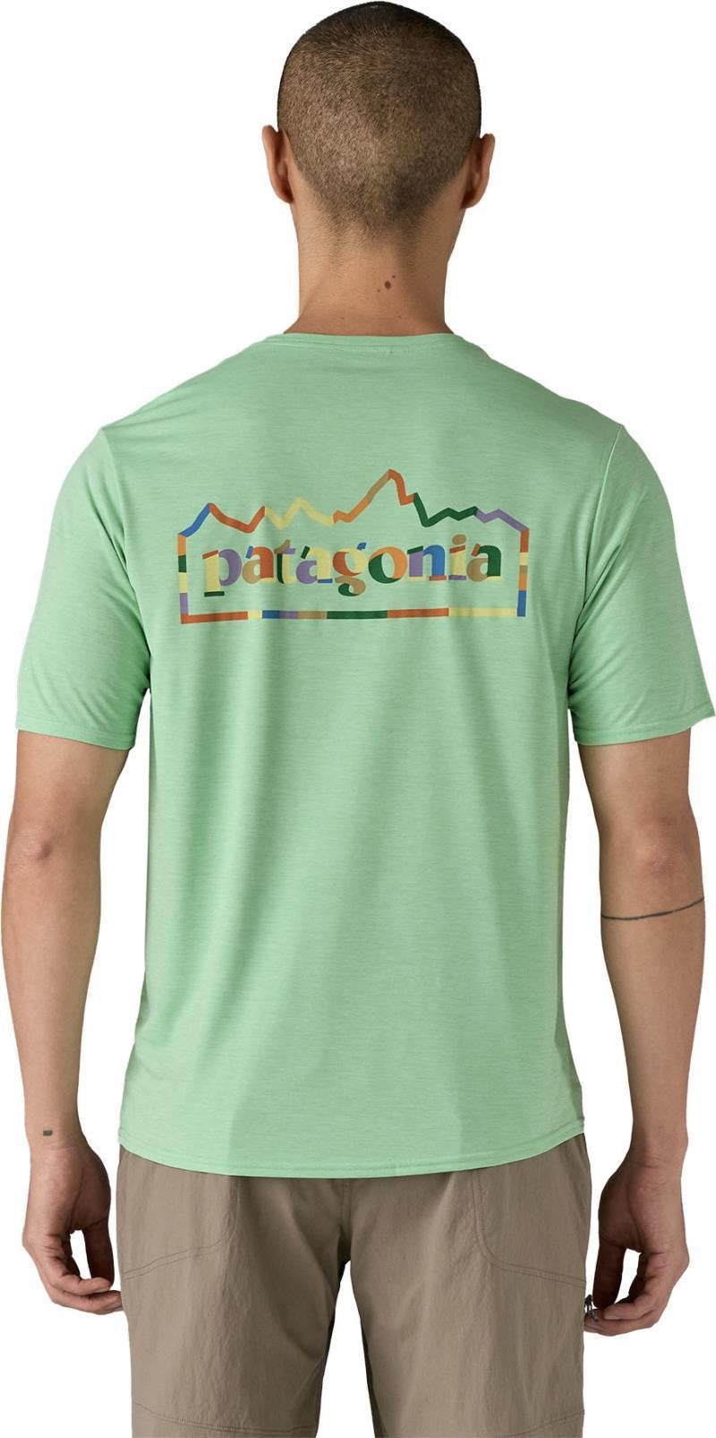 Capilene Cool Daily Graphic SS Shirt - Mens - unity fitz / rinsed green x-dye 1