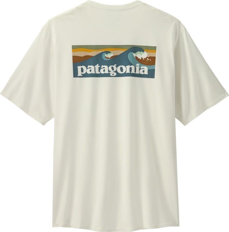Capilene Cool Daily Graphic SS Shirt - Waters - Mens - boardshort logo / white 1