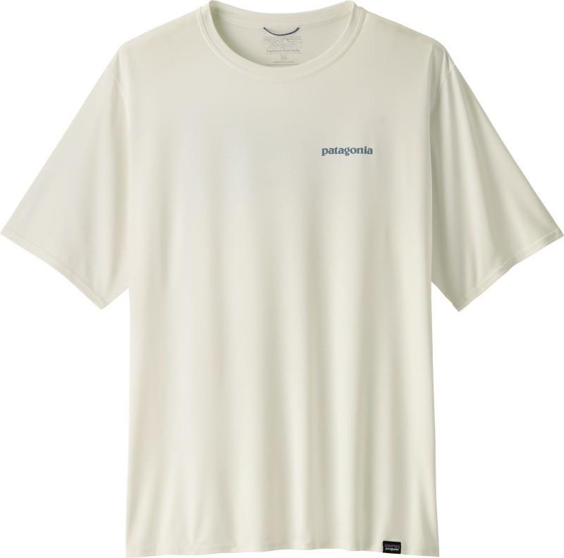 Capilene Cool Daily Graphic SS Shirt - Waters - Mens - boardshort logo / white 1