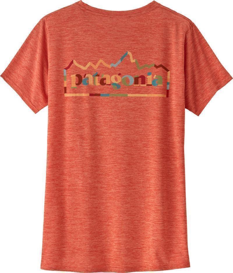 Capilene Cool Daily Graphic SS Shirt - Womens - unity fitz / pimento red x-dye 1