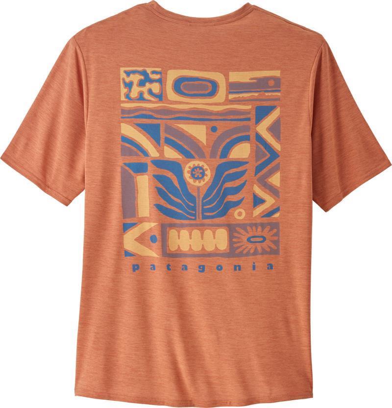 Capilene Cool Daily Graphic Shirt - Mens - dawn to dusk / sienna clay x-dye 1