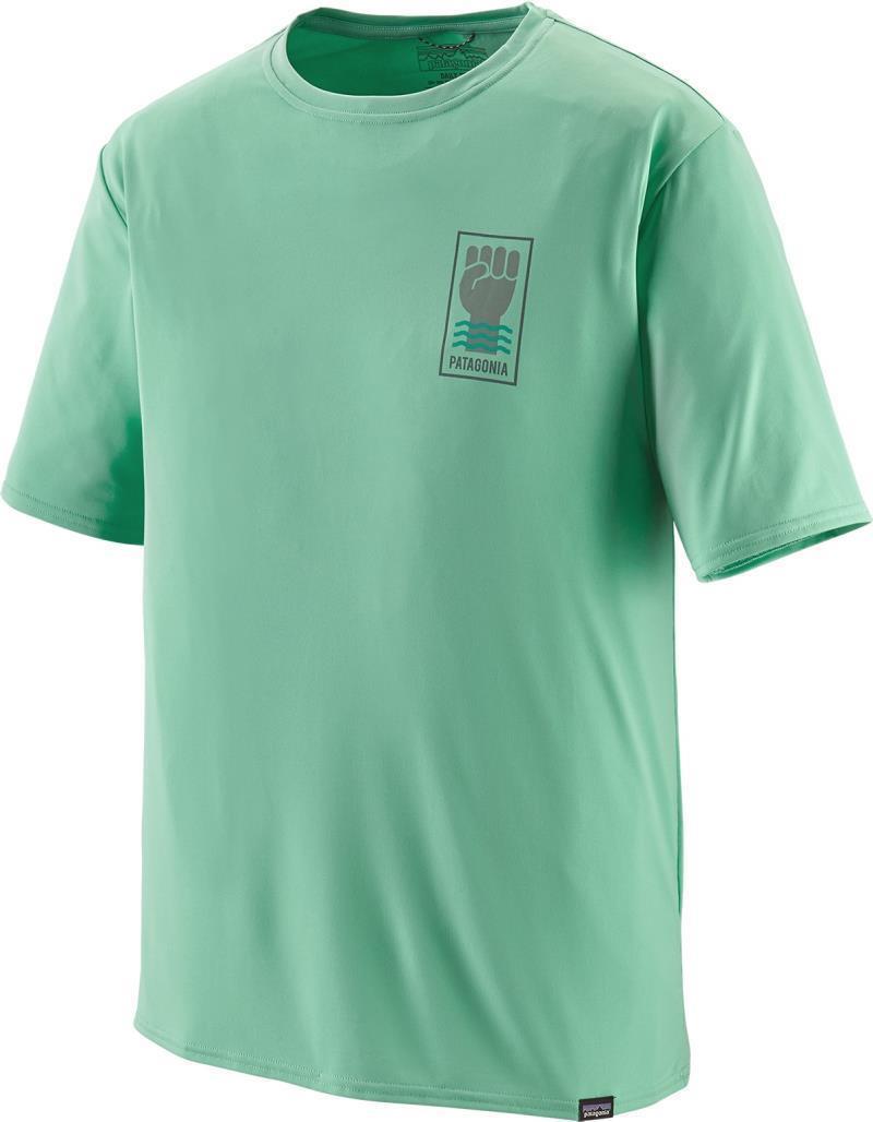 Capilene Cool Daily Graphic Shirt - Mens - protect your peaks / vjosa green 1
