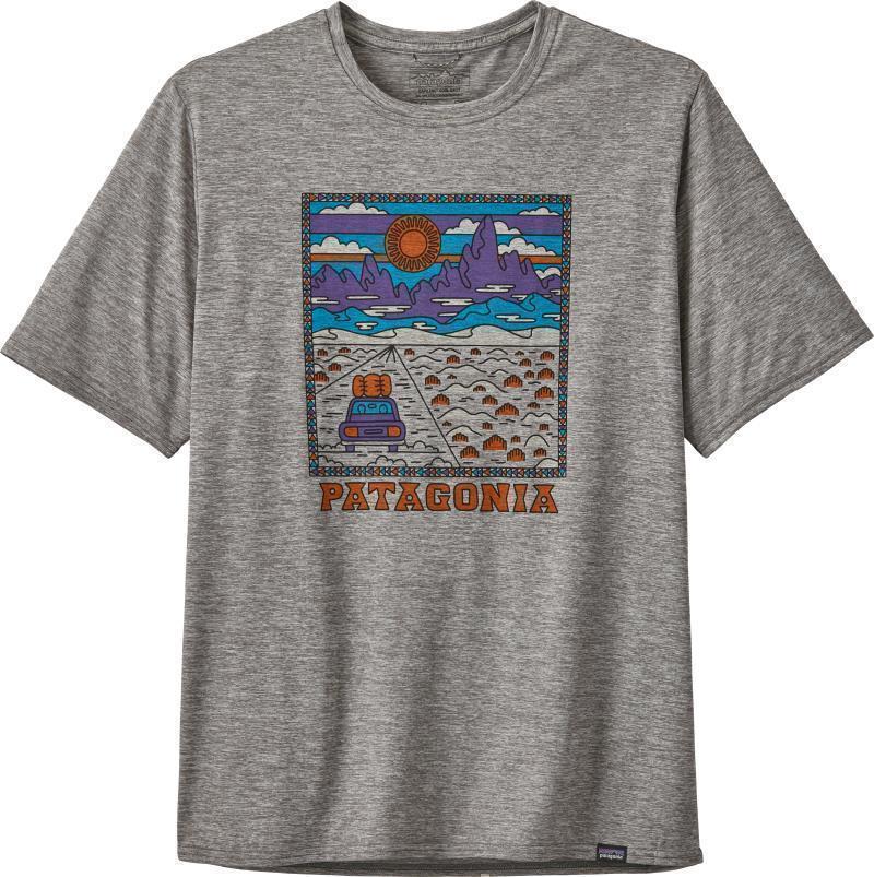 Capilene Cool Daily Graphic Shirt - Mens - summit road / feather grey 1