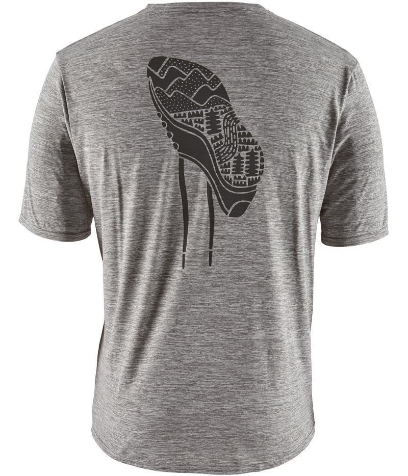 Capilene Cool Daily Graphic Shirt - Mens - trail tread / feather grey 1