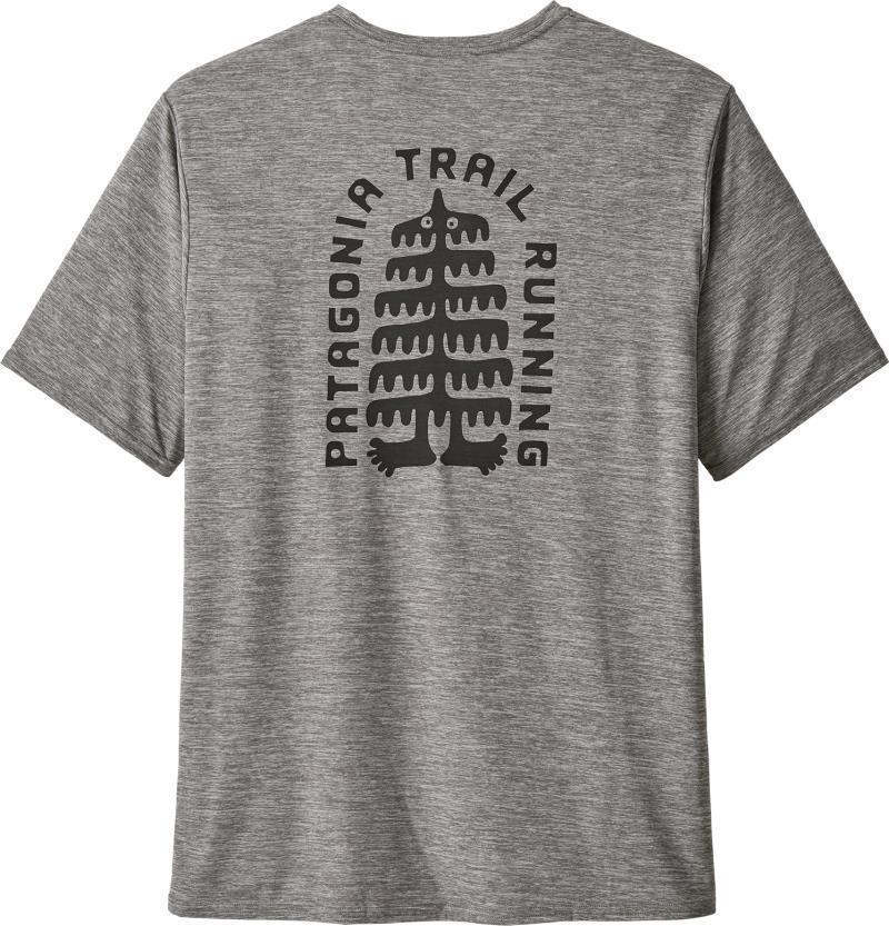 Capilene Cool Daily Graphic Shirt - Mens - tree trotter / feather grey 1