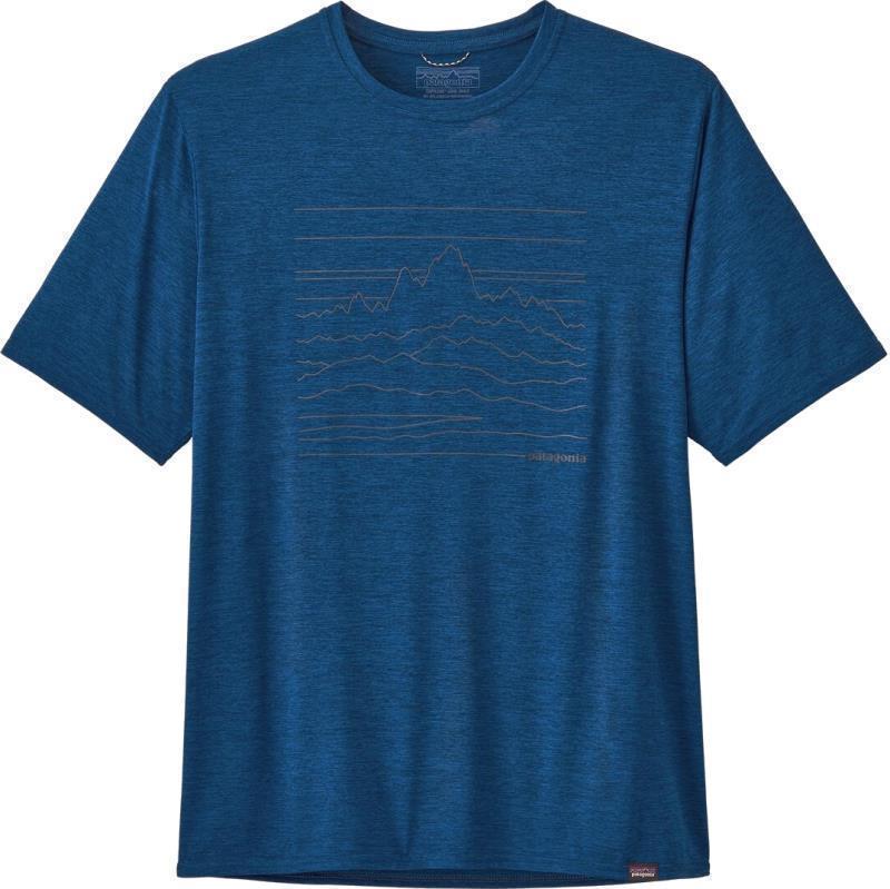 Capilene Cool Daily Graphic Shirt - Mens - up high endurance / superior blue x-dye 1