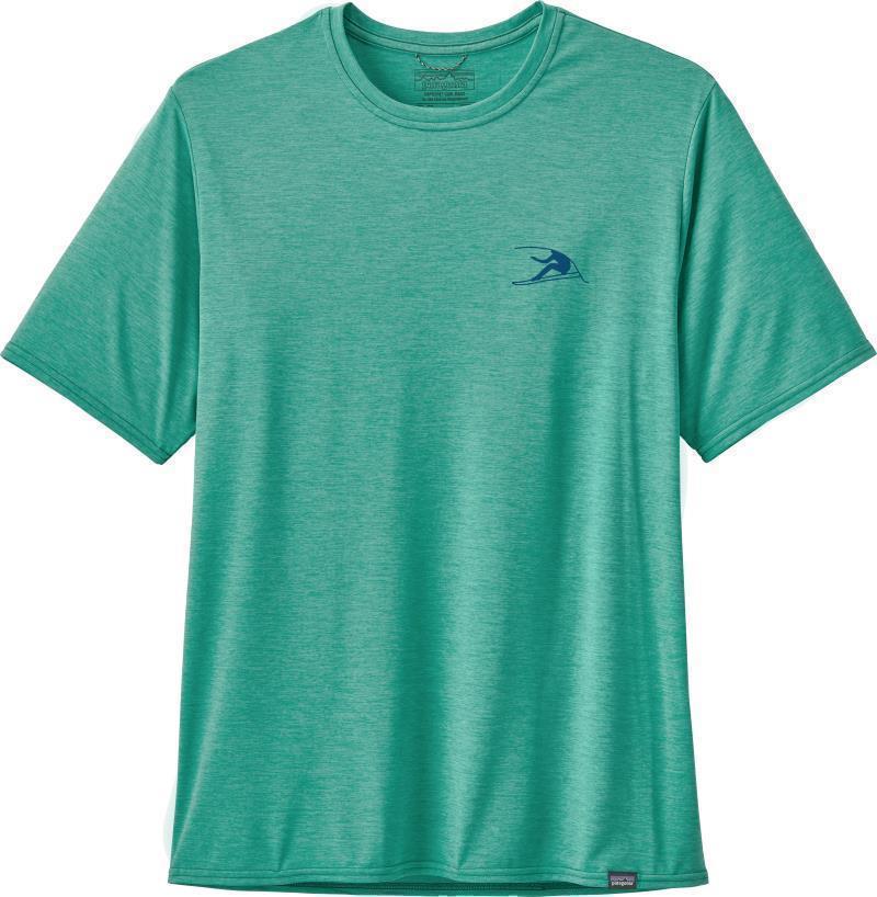 Capilene Cool Daily Graphic Shirt - Mens - vision mission / beryl green x-dye 1