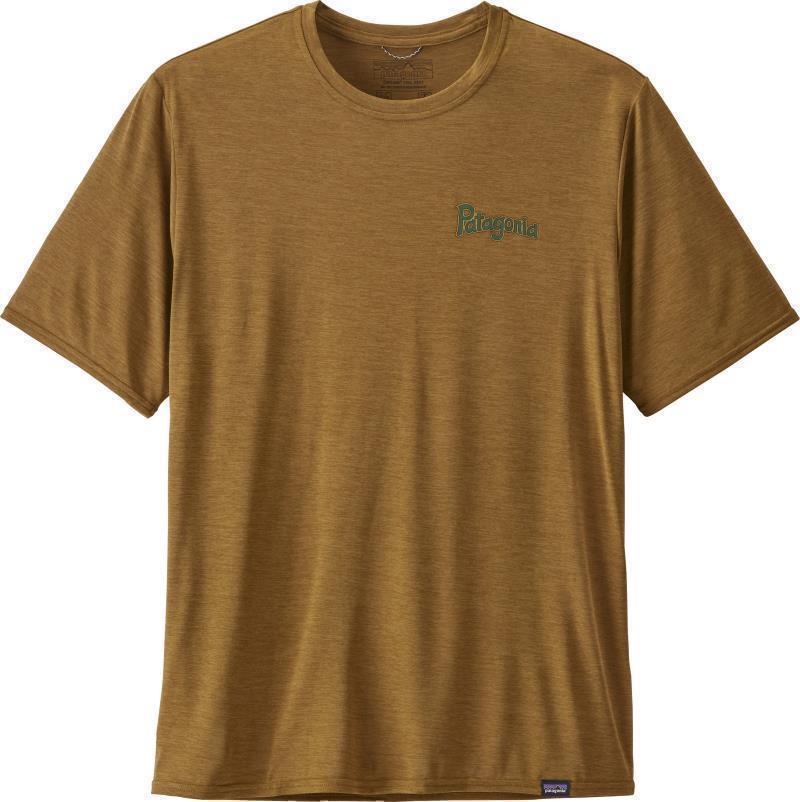 Capilene Cool Daily Graphic Shirt - Mens - yes to wilderness / mulch brown x-dye 1